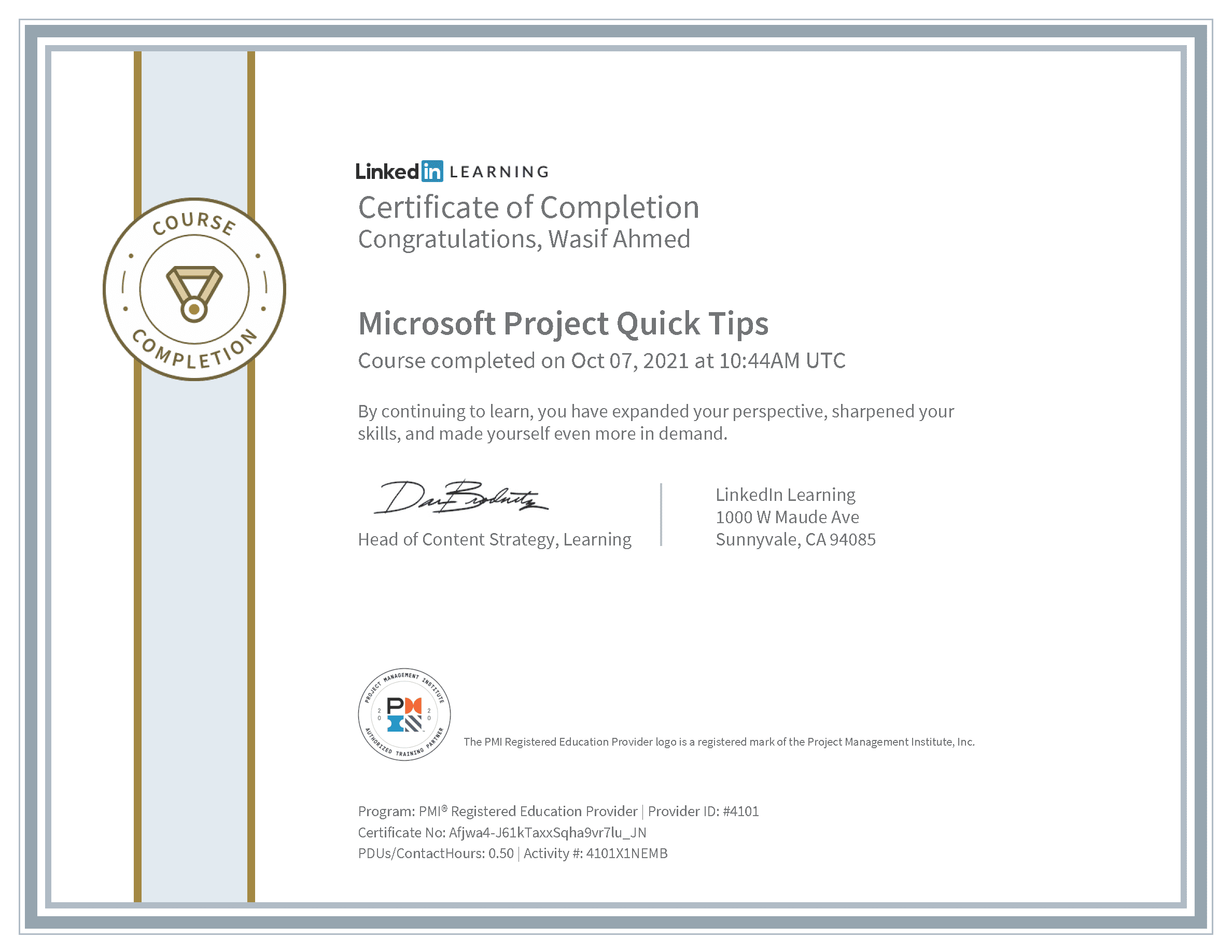 Microsoft Project Quick Tips by PMI