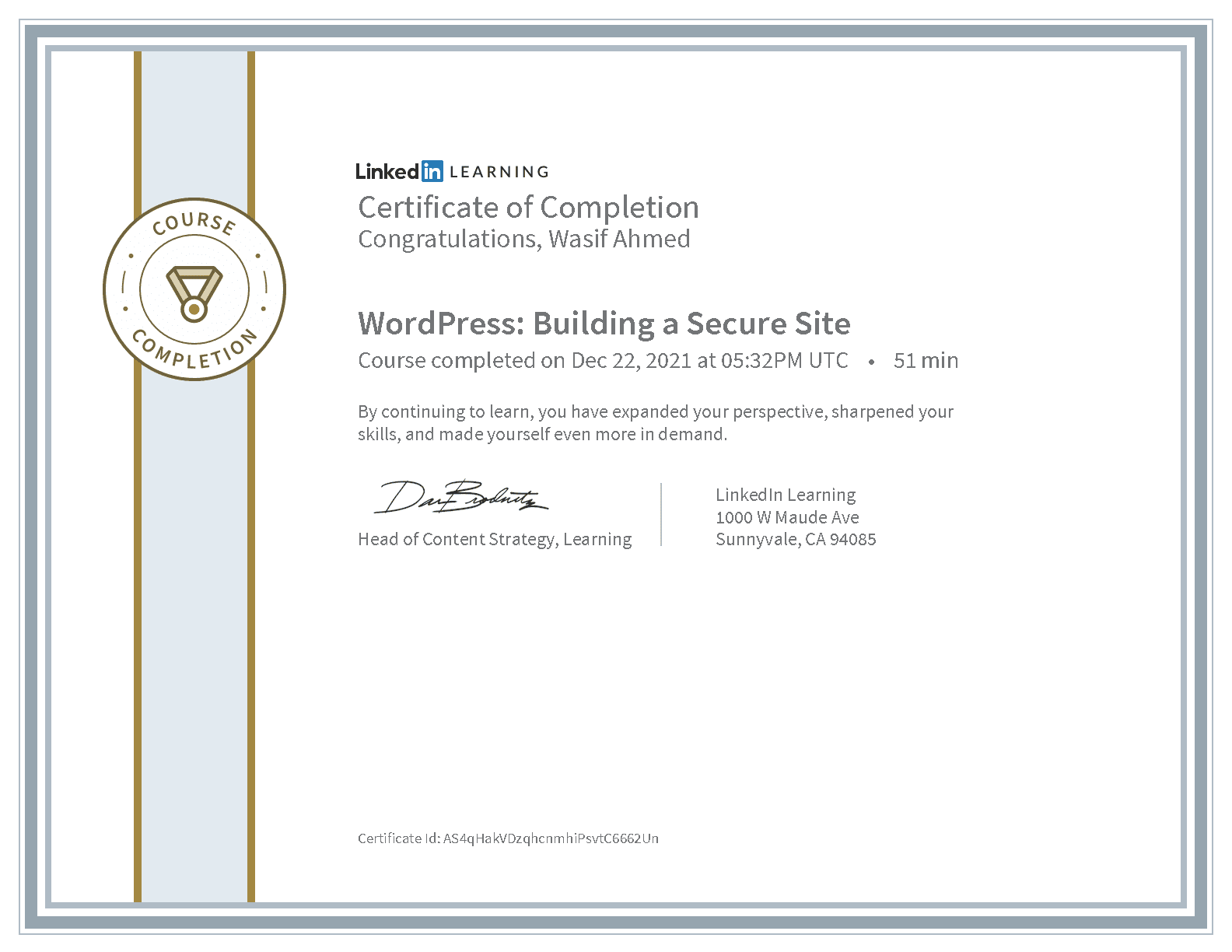 WordPress Building a Secure Site