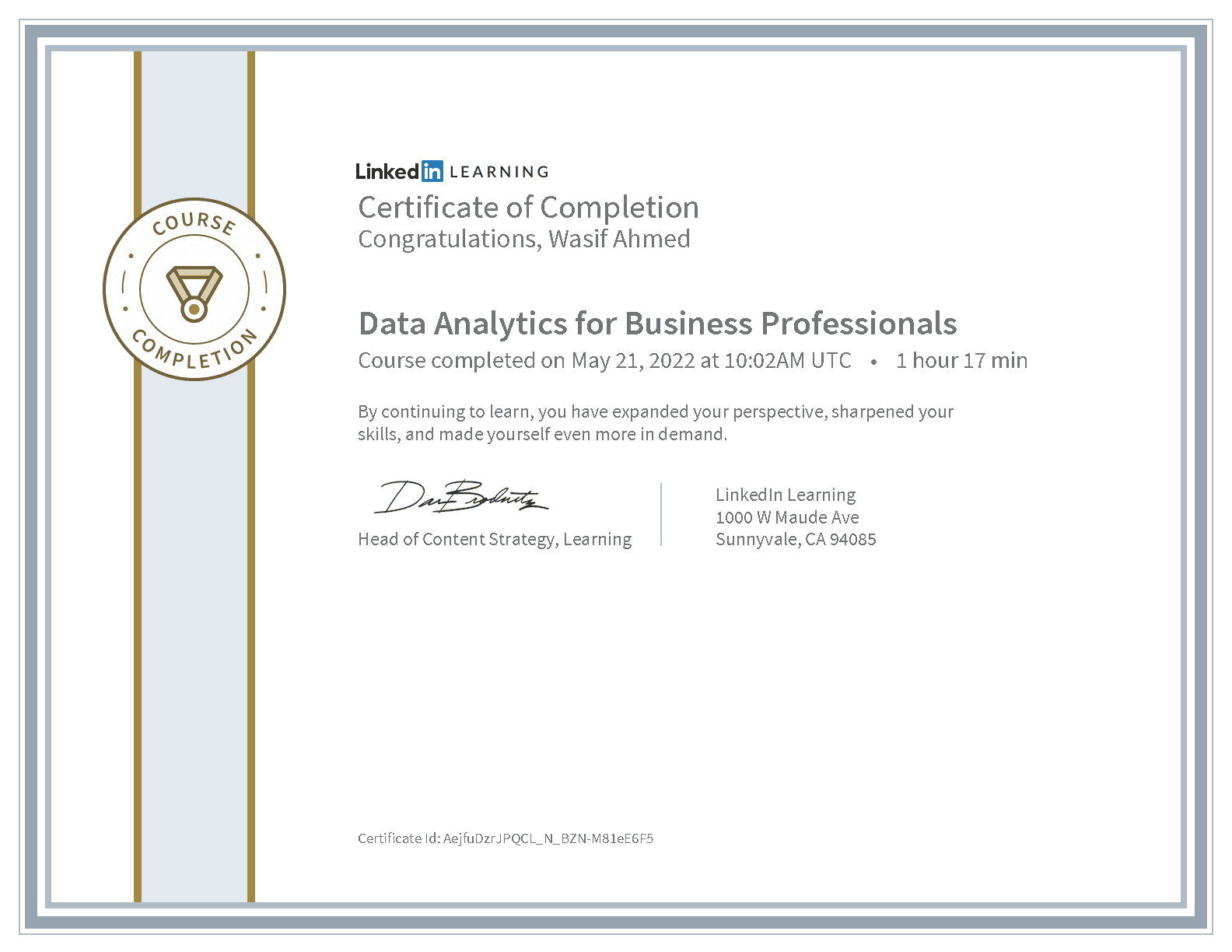 Data Analytics for Business Professionals