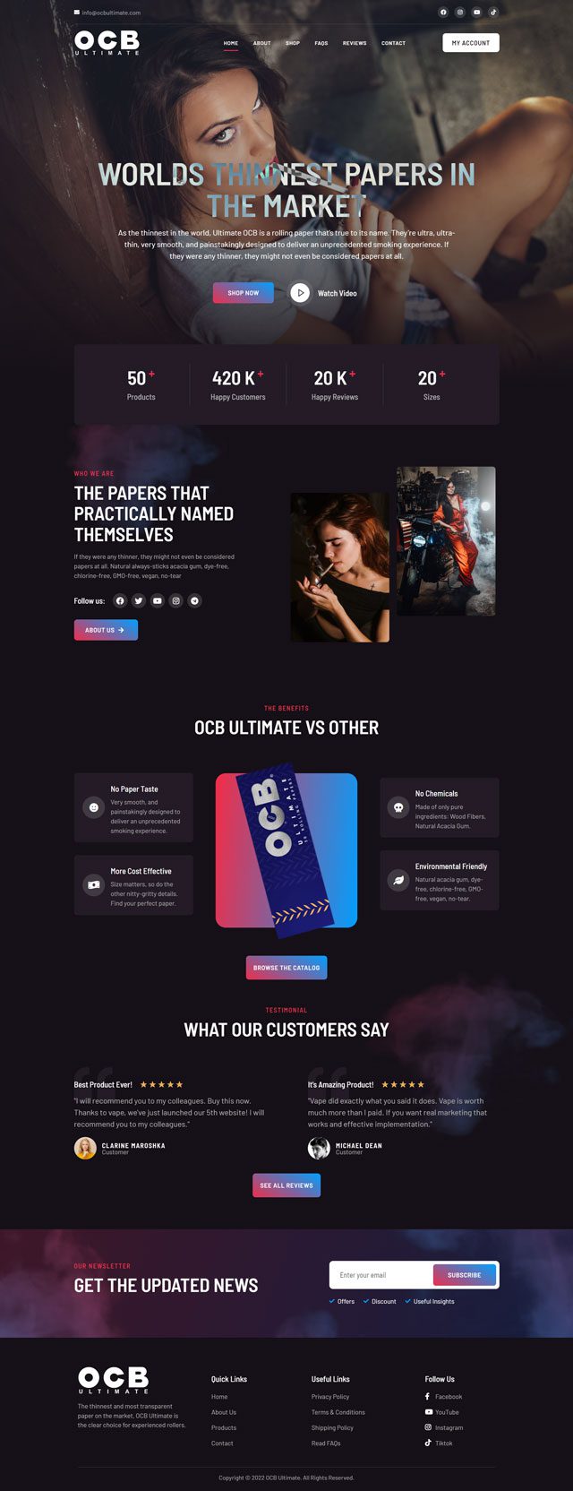 ocbultimate - Homepage