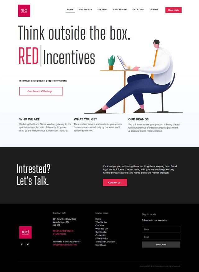 redincentives.com - Homepage